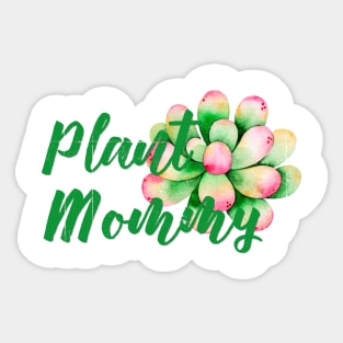 Succulent Plant Mommy Sticker